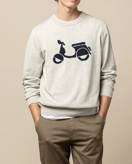 Jersey moto logo gris | SCOTTA