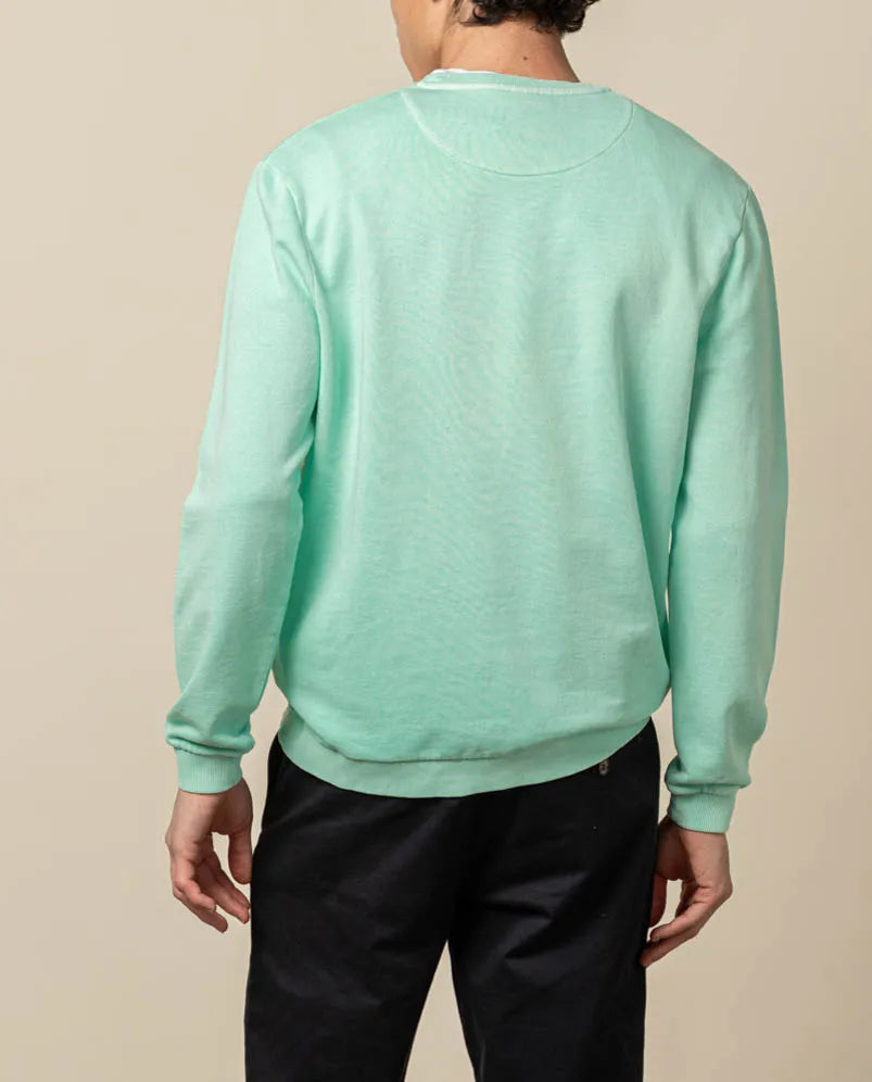 Sudadera classic verde agua | SCOTTA
