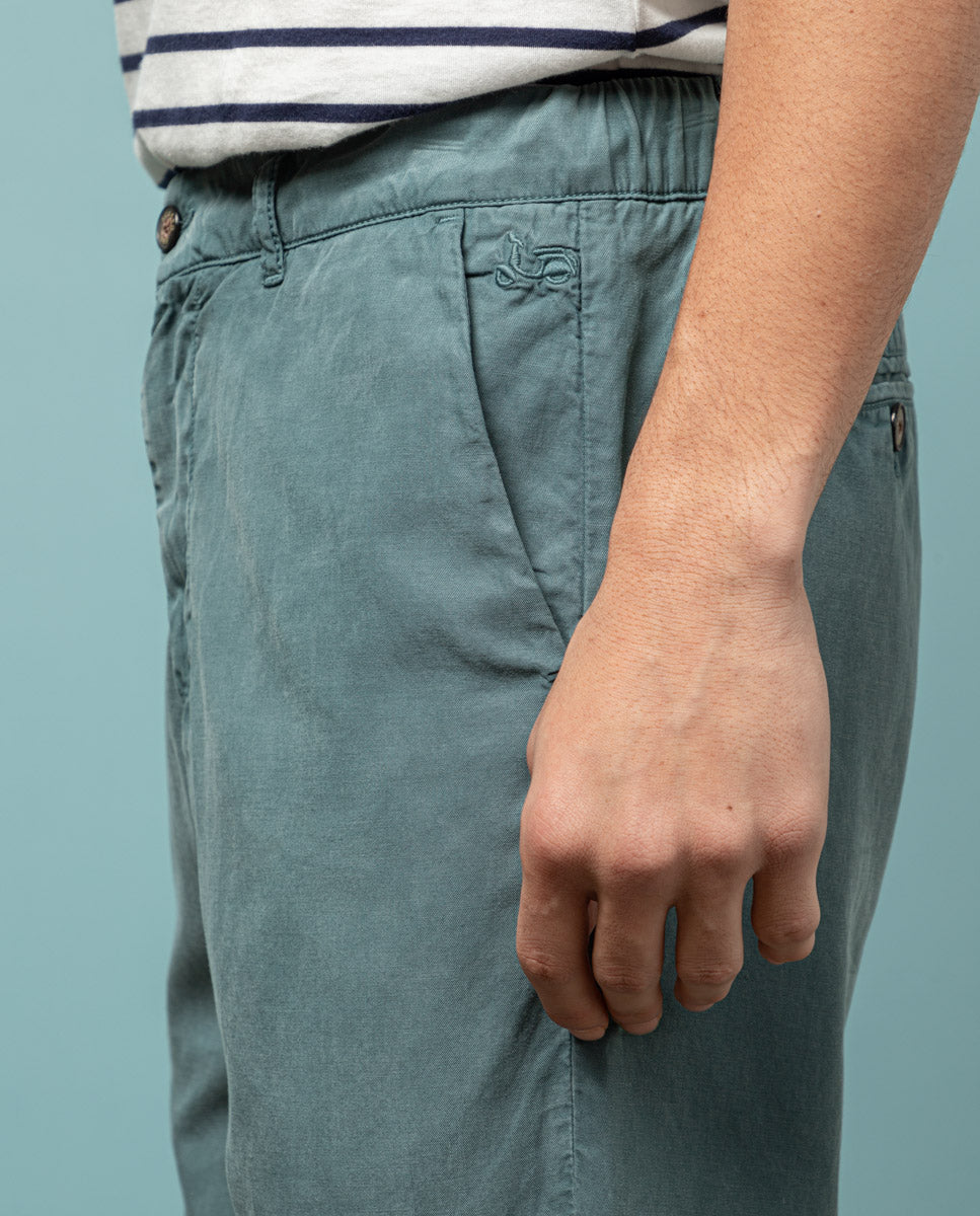 Pantalón jogging garment dyed azul grisáceo | SCOTTA