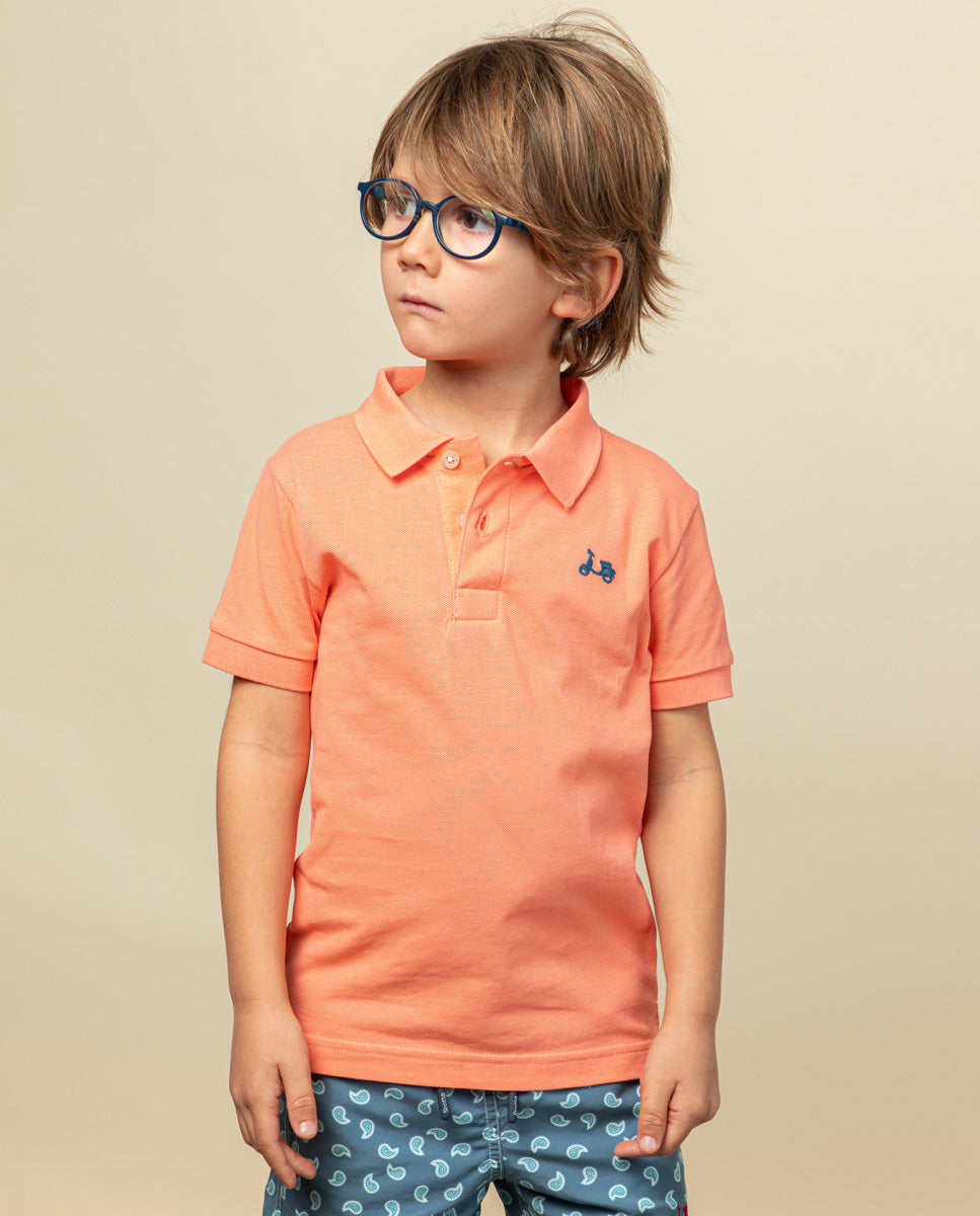 Polo niño classic coral flúor | SCOTTA