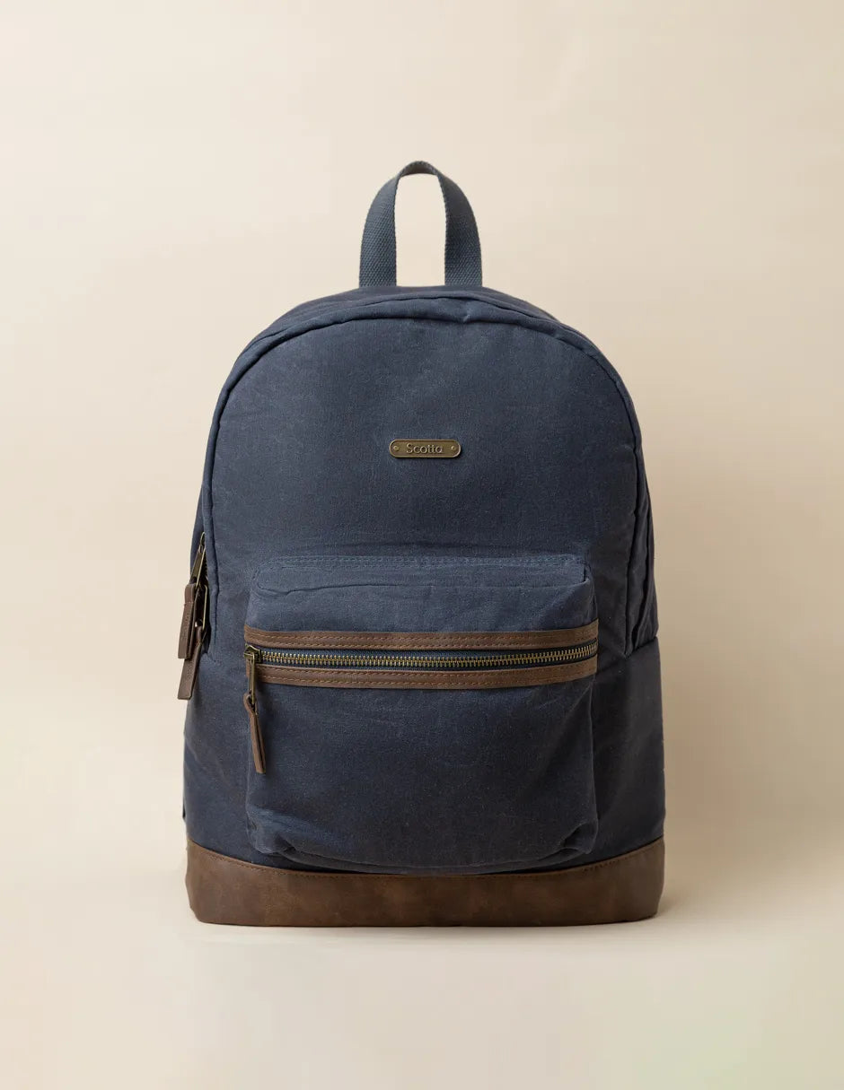 Mochila college canvas marino | SCOTTA