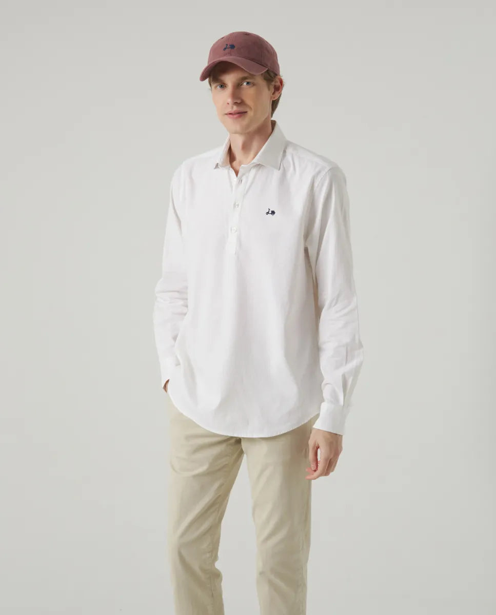Camisa polera lissome li-co blanco | SCOTTA
