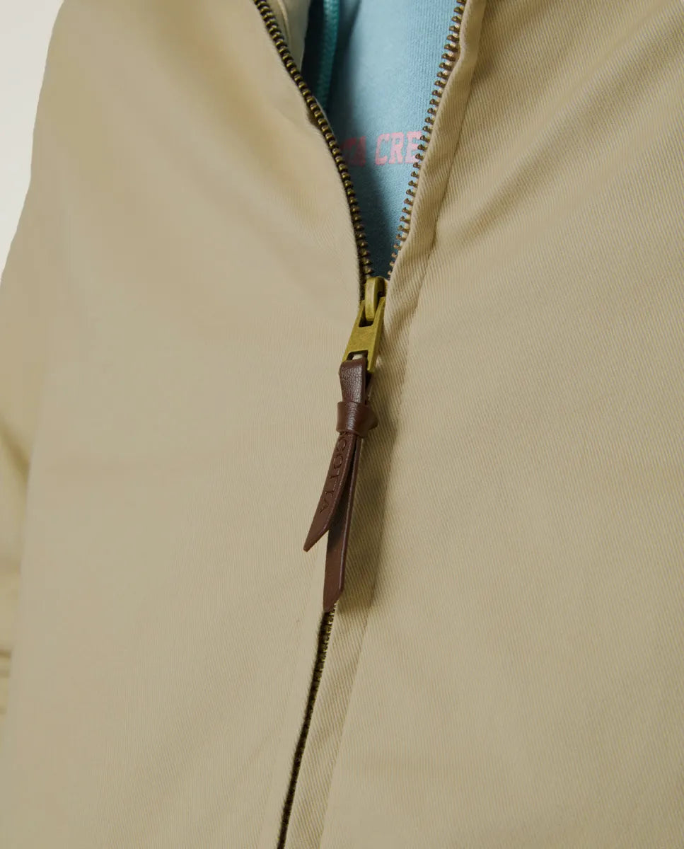 Chaqueta Corta Sarga Beige | SCOTTA