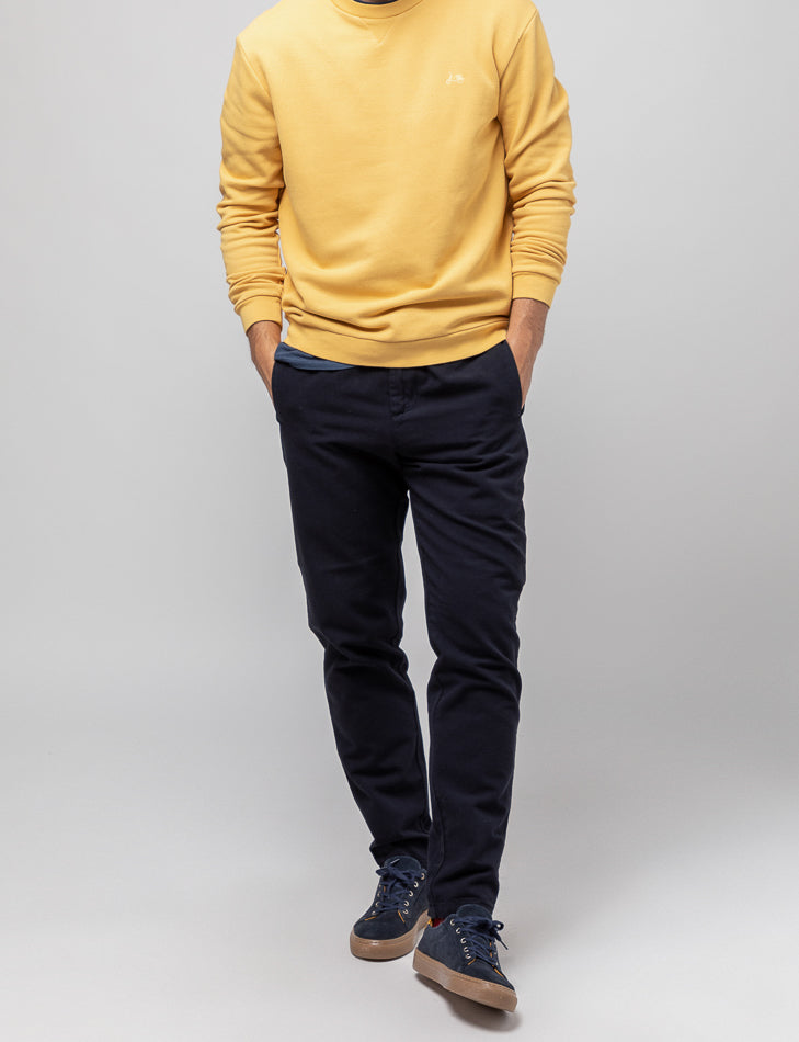 Sudadera garment dyed mostaza | SCOTTA