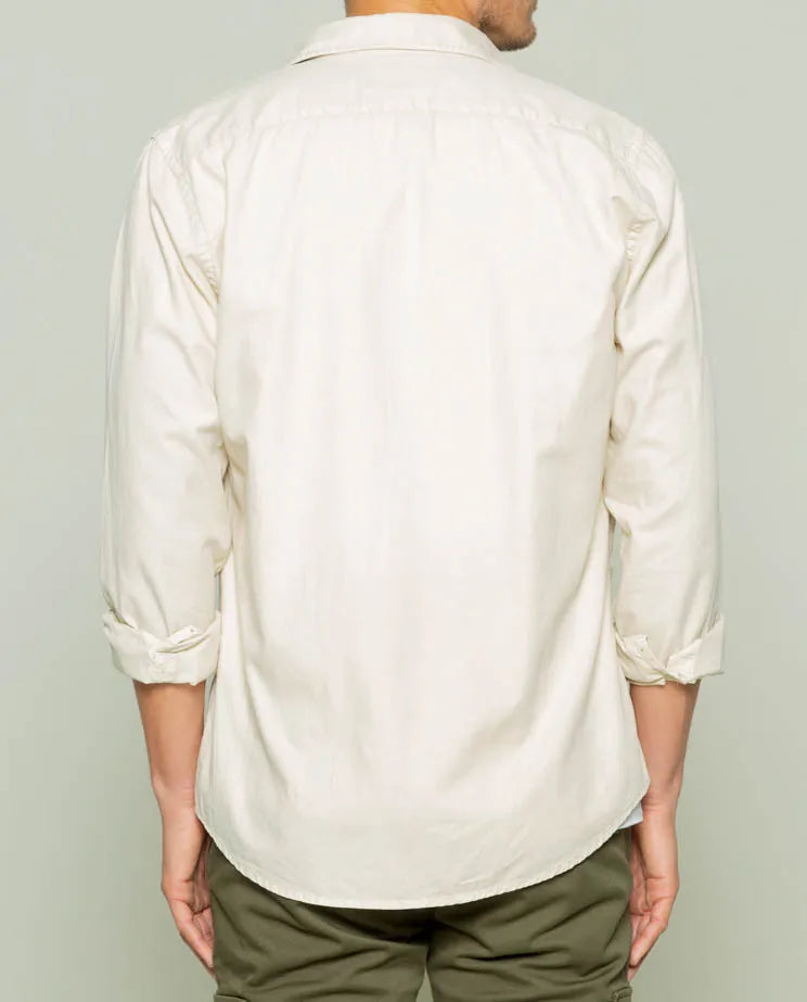 CAMISA ESTRUCTURA PINPOINT CRUDO | SCOTTA
