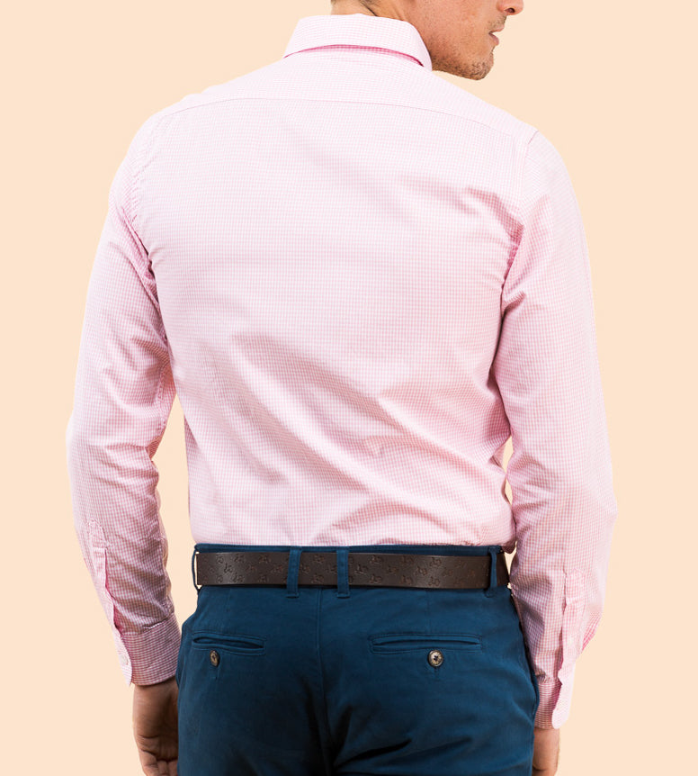 Camisa vichy rosa | SCOTTA