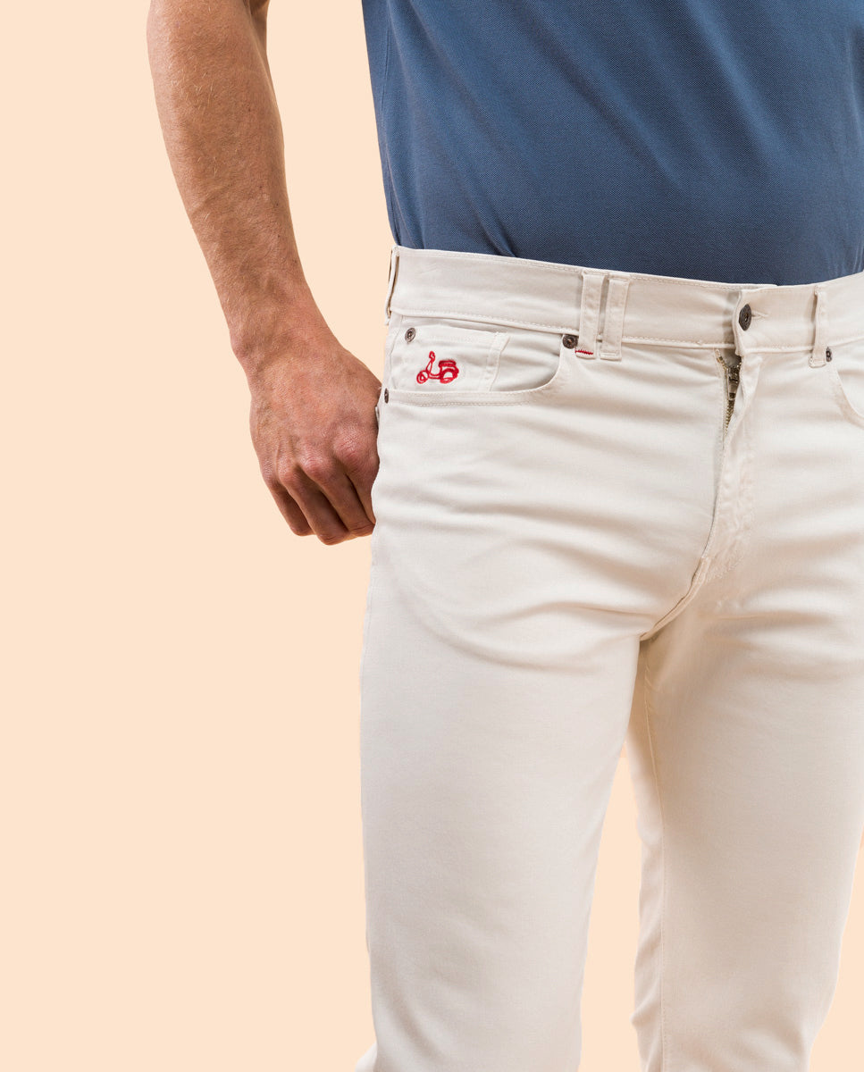 Pantalon 5 bolsillos beige claro | SCOTTA