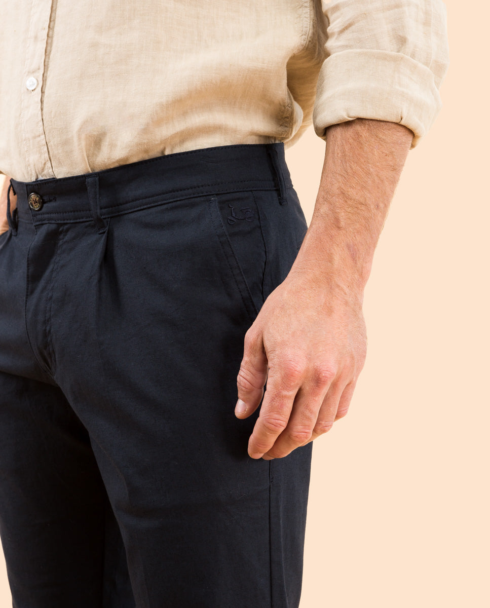 PANTALON SOSTENIBLE MARINO OSCURO | SCOTTA