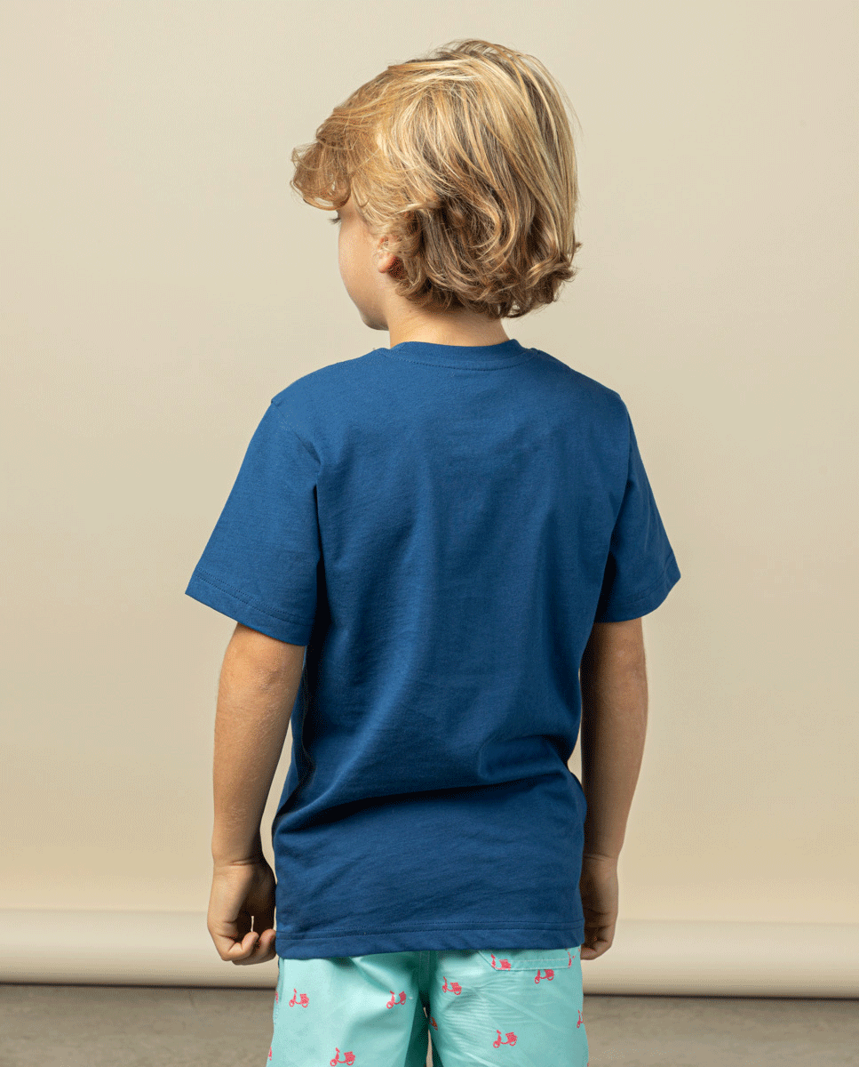 Camiseta niño moto tour marino | SCOTTA