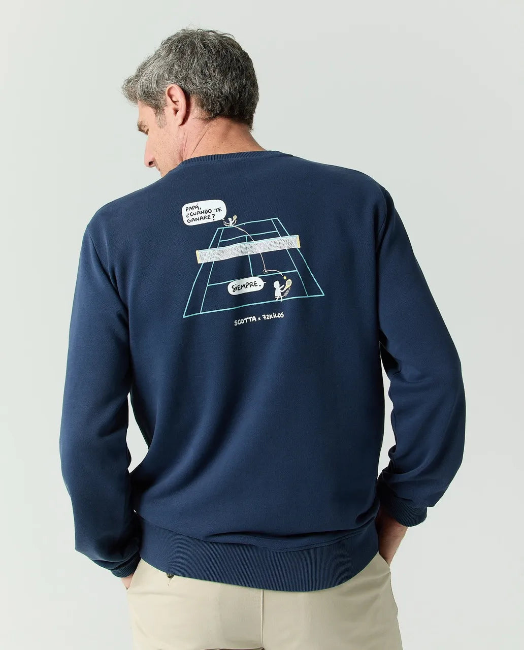 Sudadera marino Scotta x 72 KILOS | SCOTTA